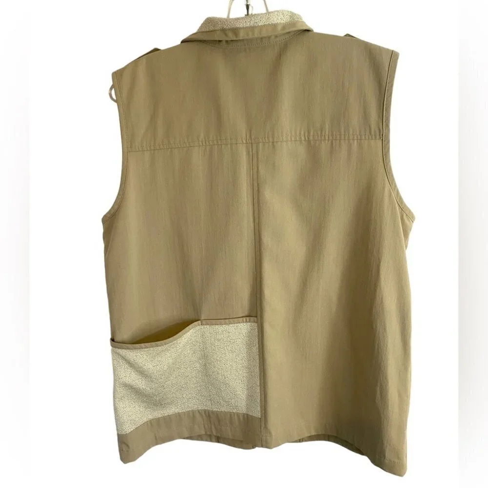Vintage Beige Travel Wear by Glensport Hiking  Vest Ladies 14 - Picture 2 of 15